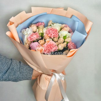 Букет «Кремовый десерт»