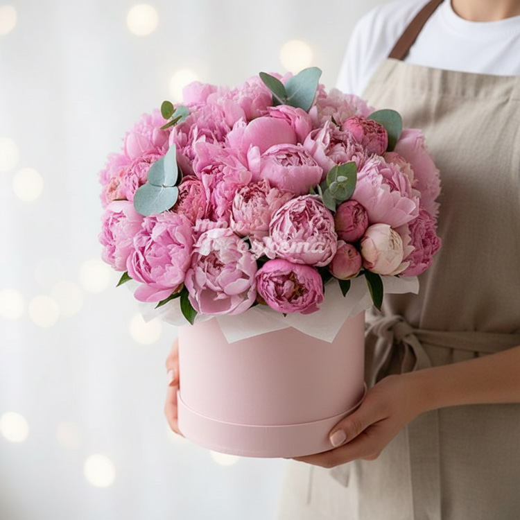 31 пион в коробке