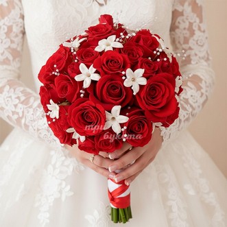 Букет невесты «Роза Плаза 2»