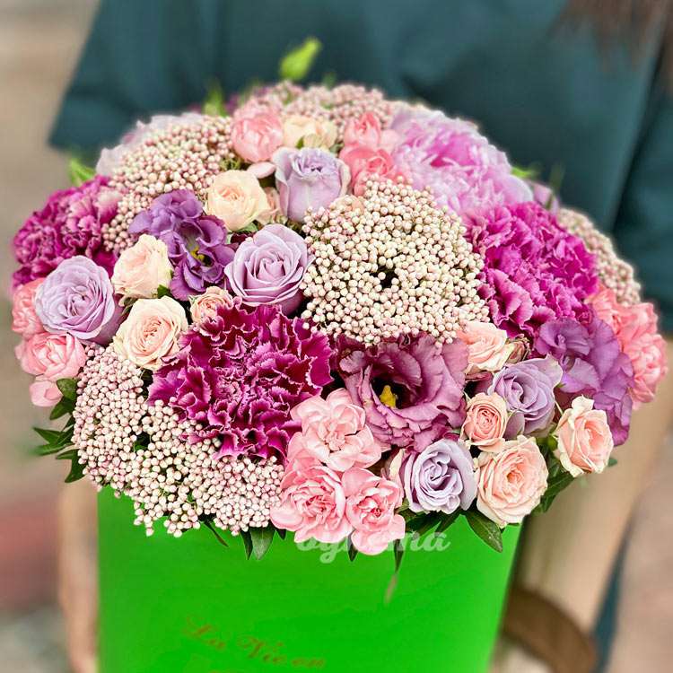 6 макарун в выдвижном ящике (крупный план)